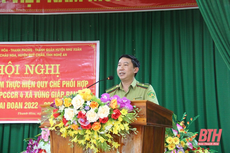 Giữ vững an ninh rừng vùng giáp ranh giữa hai 2 huyện Như Xuân (Thanh Hóa) và Quỳ Châu (Nghệ An)